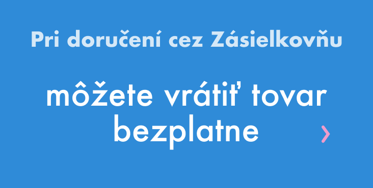 Pokiaľ ste pri nákupe zvolili doručenie cez Zásielkovňu, viete toar bezplatne vrátiť.