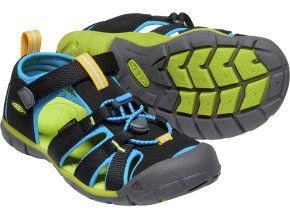 Sandále KEEN Seacamp black/blue