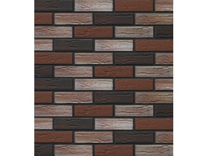 Elastolith Elabrick tehlovy obklad vzor 638 Bielo cervena lepidlo Anthracite