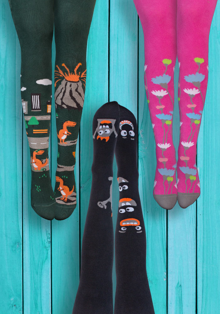 DĚTSKÉ PUNČOCHÁČE - NOVÉ VZORY  -  BENITO.CZ