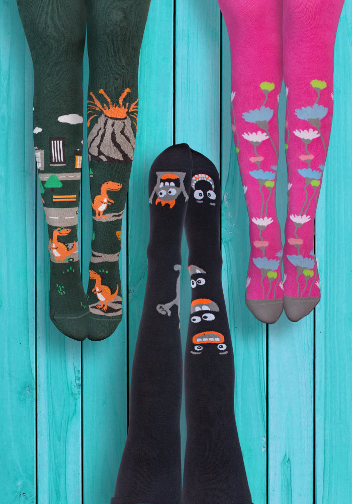 DĚTSKÉ PUNČOCHÁČE - NOVÉ VZORY  -  BENITO.CZ