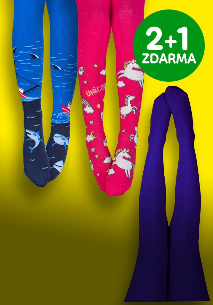 DĚTSKÉ PUNČOCHÁČE - NOVÉ VZORY - BENITO.CZ