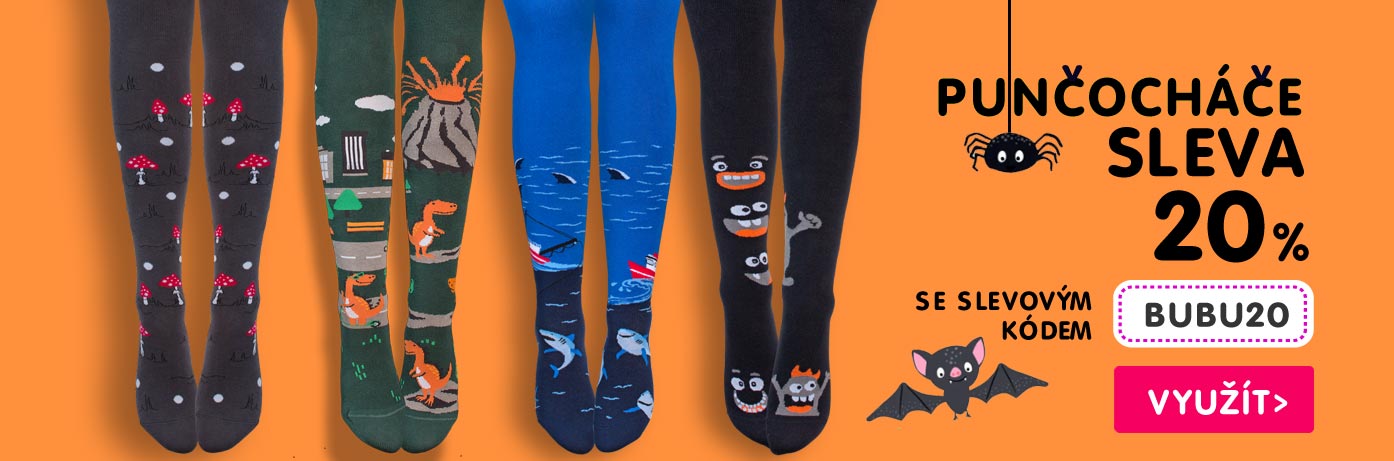 DĚTSKÉ PUNČOCHÁČE - NOVÉ VZORY  -  BENITO.CZ