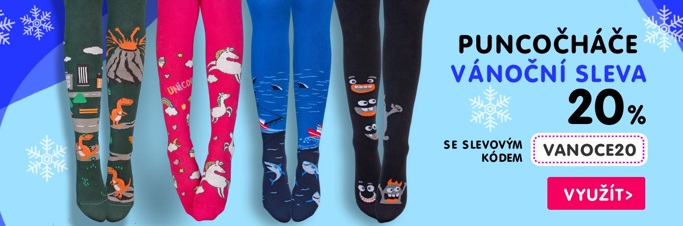 DĚTSKÉ PUNČOCHÁČE - NOVÉ VZORY - BENITO.CZ