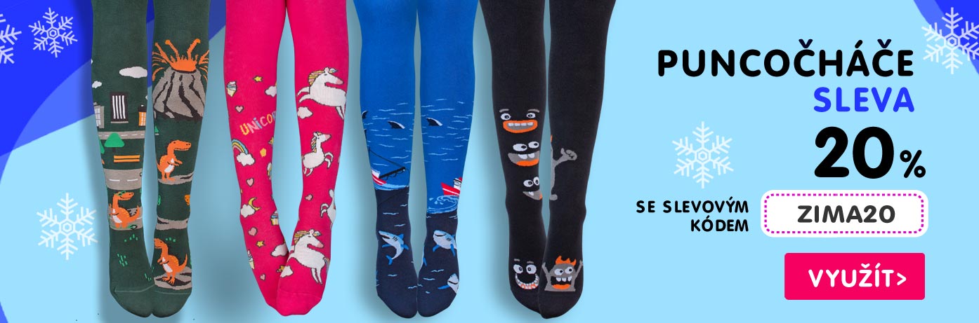 DĚTSKÉ PUNČOCHÁČE - NOVÉ VZORY  -  BENITO.CZ