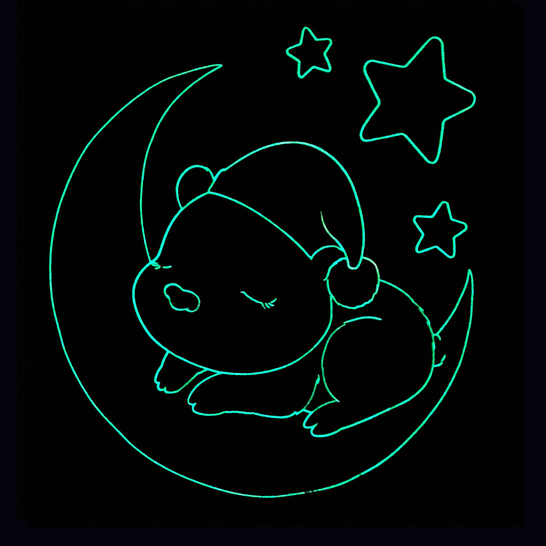 Svítící efekt pyžama