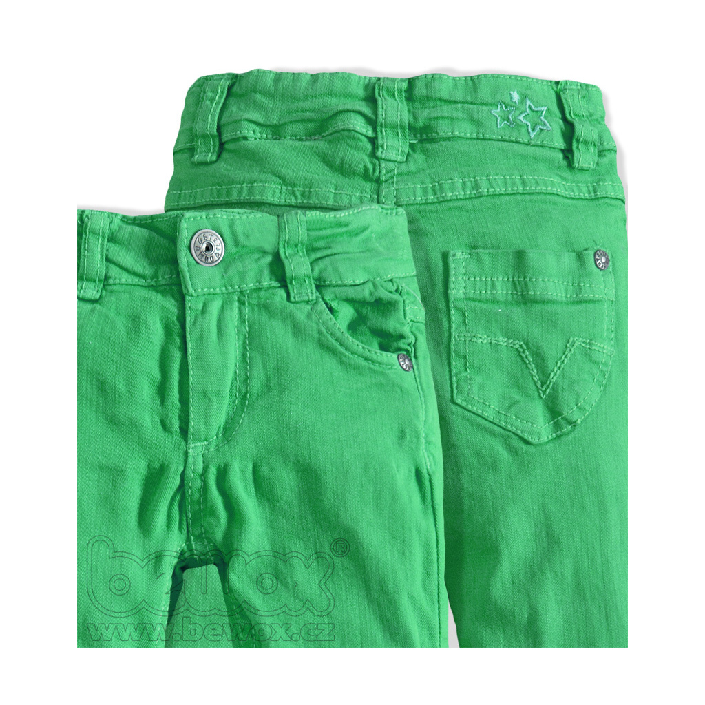 Dívčí barevné džíny GIRLSTAR zelené ⇒ 395 Kč - Dívčí kalhoty | BENITO.CZ