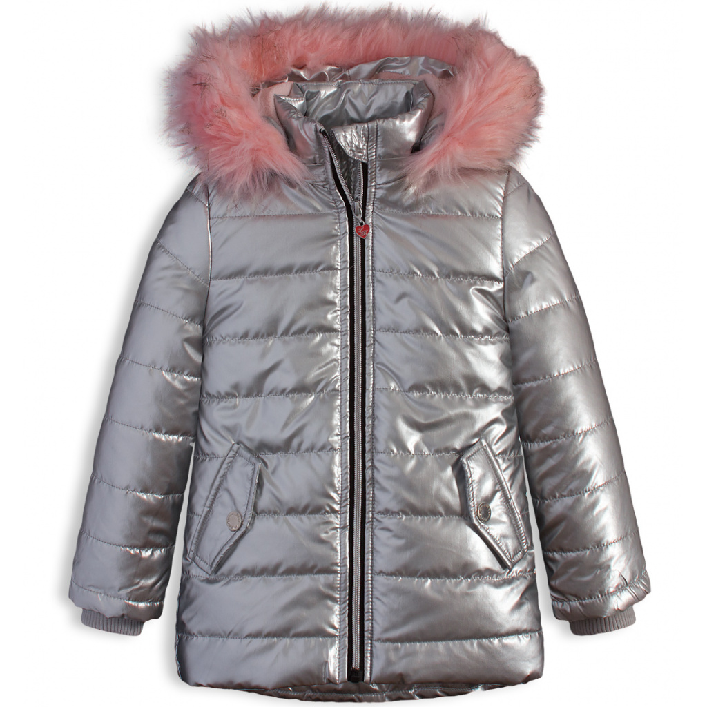 Dívčí zimní bunda LEMON BERET PURPOSE stříbrná | BENITO.CZ
