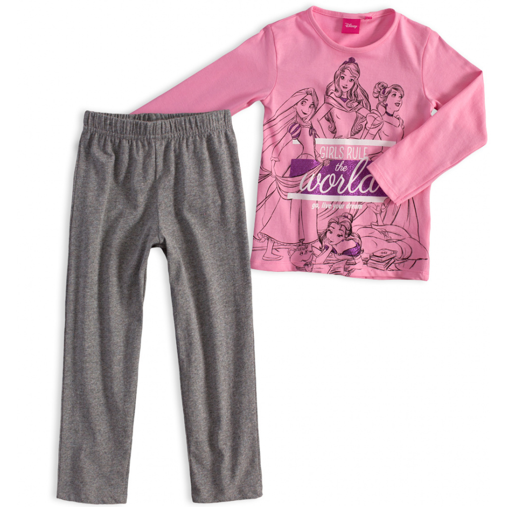 Dívčí pyžamo DISNEY PRINCESS růžové