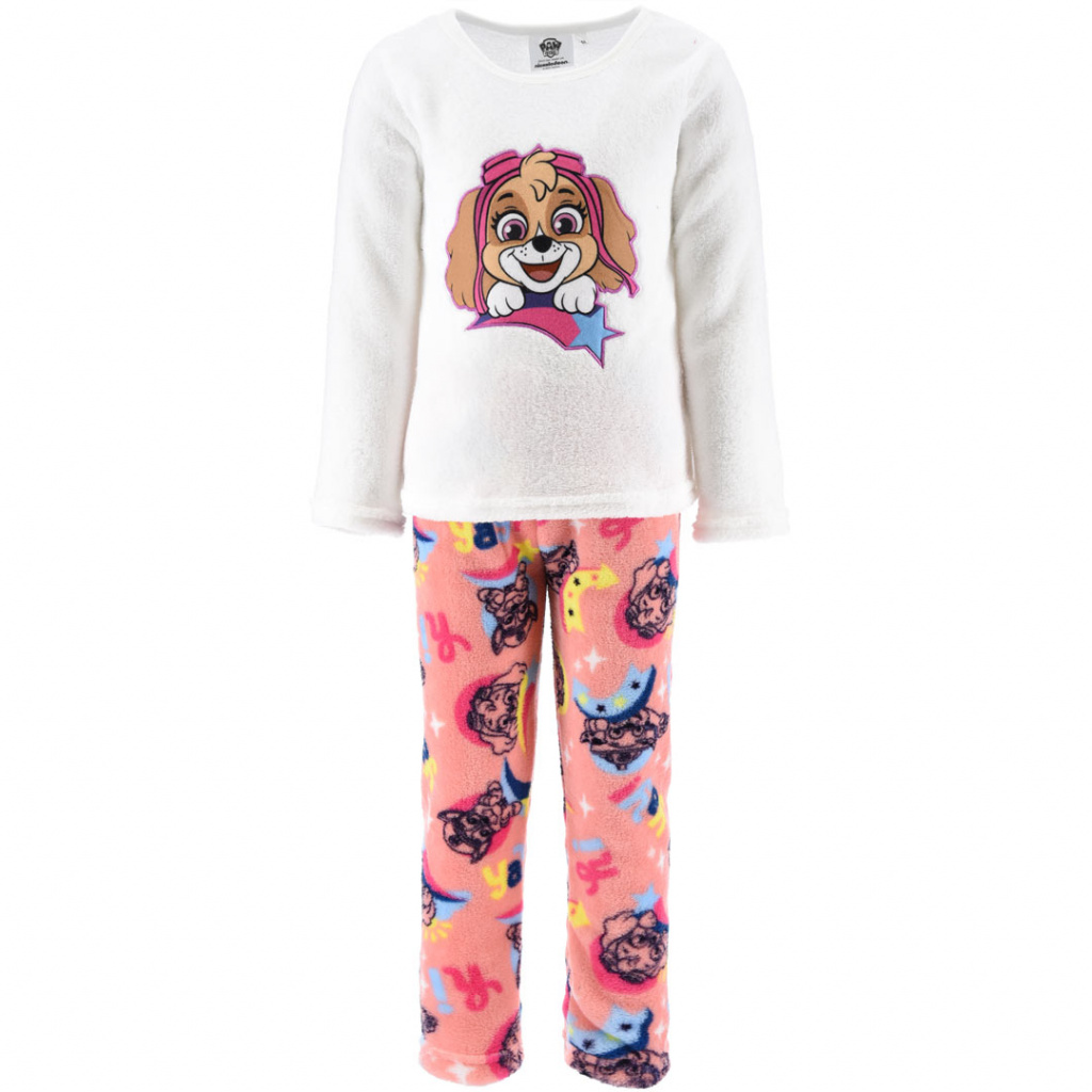 Dívčí termo pyžamo PAW PATROL SKYE bílé ⇒ 489 Kč Dívčí pyžama