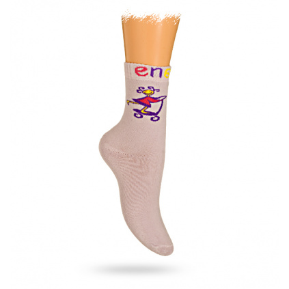 Dětské termo ponožky GATTA vzor ENERGY fialové