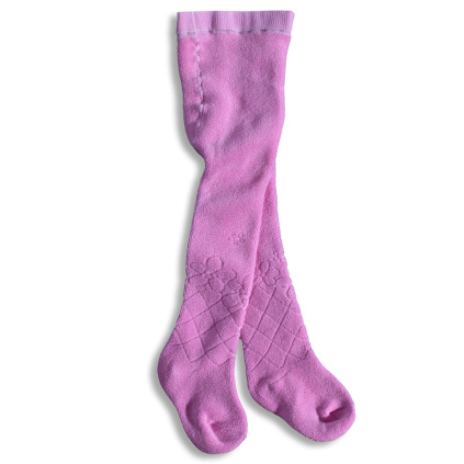 Kojenecké froté punčocháče  KVÍTKY