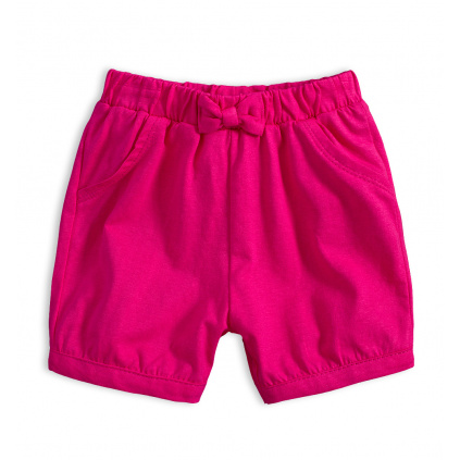 Dívčí bavlněné šortky KNOT SO BAD GIRLY PINK růžové