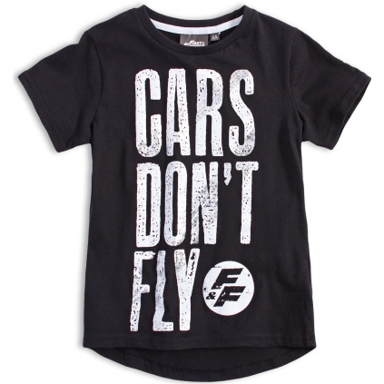 Chlapecké tričko CARS DON´T FLY černé