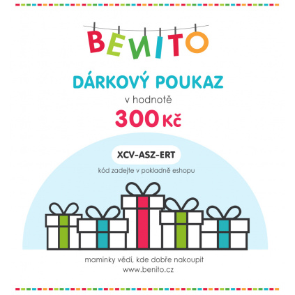 DÁRKOVÝ POUKAZ 300