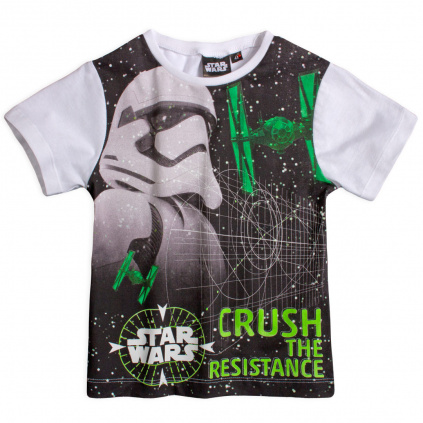 ER1206 chlapecke tricko star wars bile