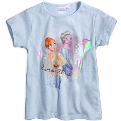 UE1012 tricko frozen 2 anna a elsa modre