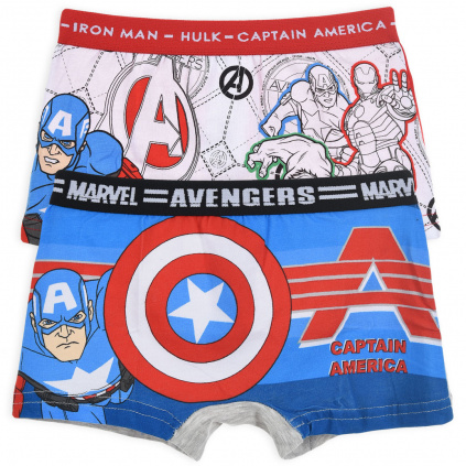 HU3059 PACK1 chlapecke boxerky avengers modre 0