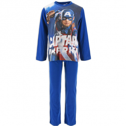 VH2090 bl5 chlapecke pyzamo avengers captain america modre