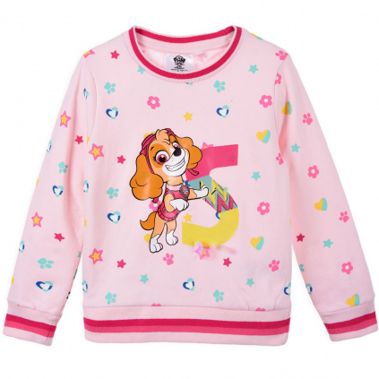 VH1323 LPI divci mikina paw patrol skye ruzova