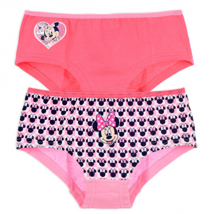 EV3004 PACK2 divci kalhotky minnie boxerk ruzove