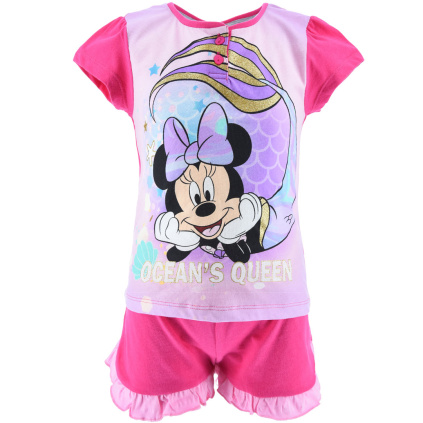ev2085 divci pyzamo minnie mermaid tmave riuzove
