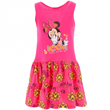 WE1091 PI divci letni saty minnie icon ruzove