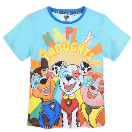 EV1205 TUR chlapecke tricko paw patrol tyrkysove