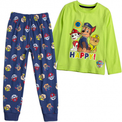 Dětské pyžamo PAW PATROL HAPPY zelené
