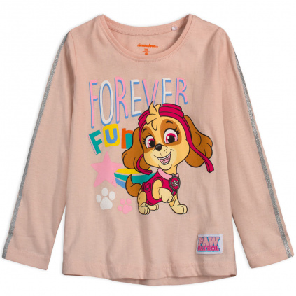 EMA divci tricko paw patrol skye forever ruzove