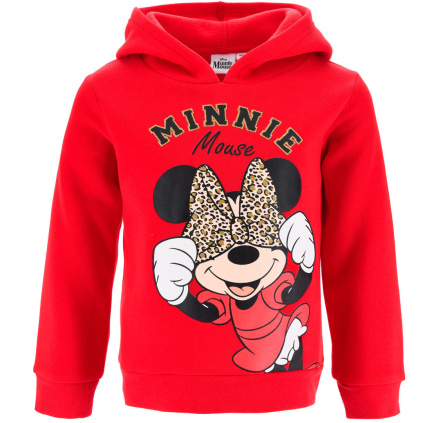 HW1055 divci mikina minnie cervena