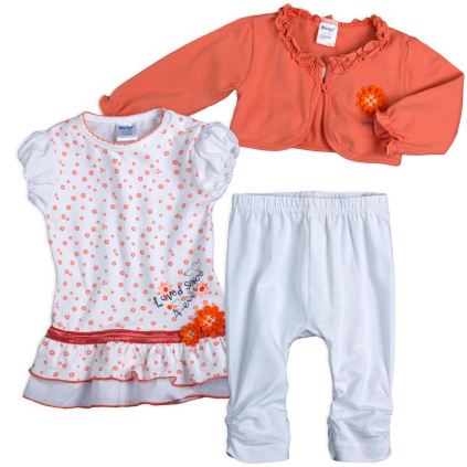31S 16305 kojenecka divci souprava dirkje love oranzova