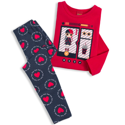 ky divci souprava tricko a leginy holka love