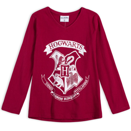 ema divci tricko harry potter bordo