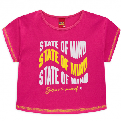 112596 40064 divci crop top state of mind ruzovy