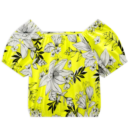 KYF 112598 PI DIVCI CROP TOP KYLY ZLUTY