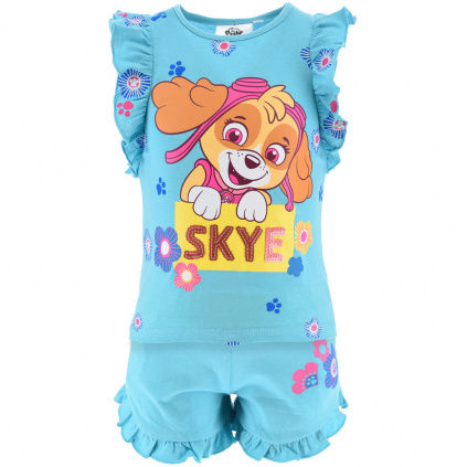 ex1063 divci letni souprava paw patrol skye tyrkysova