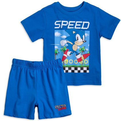 EMA PYŽAMO SONIC BEZI MODRE
