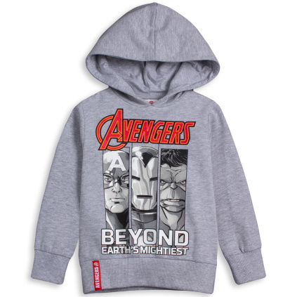 EMA chlapecka mikina s kapuci avengers seda