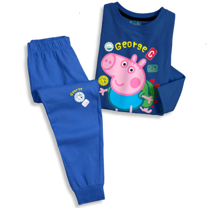 ema pyzamo prasatko peppa george modre