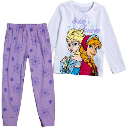 ema divci pyzamo frozen bilo fialove