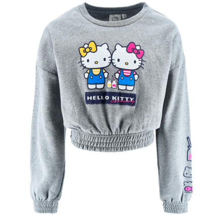XH1235 divci mikina hello kitty seda
