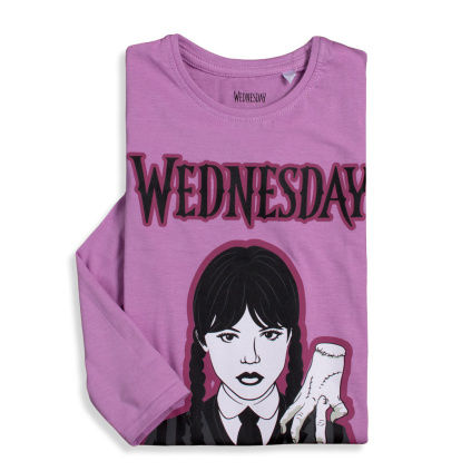 ema divci tricko wednesday fialové