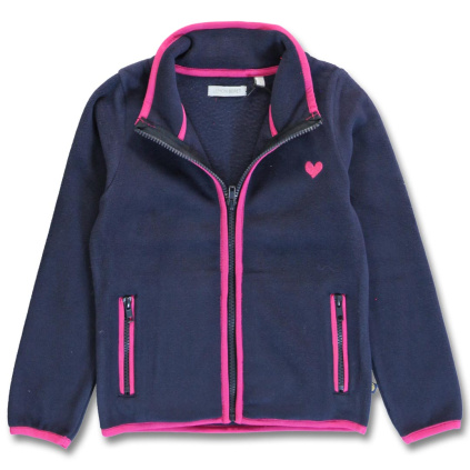 154272 divci fleece mikina modra