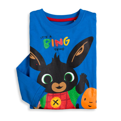 ema detske tricko bing modre dlouhe rukavy
