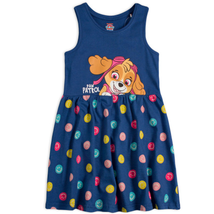 ema divci saty paw aptrol skye modre puntiky