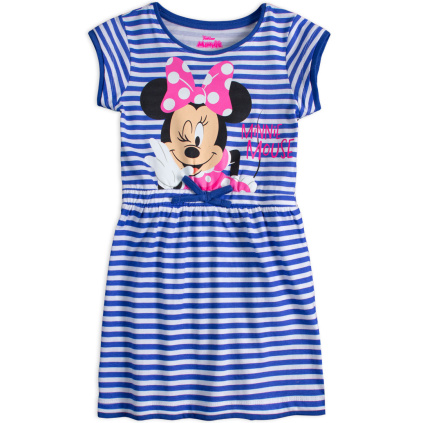ema divci saty minnie modre prouzky