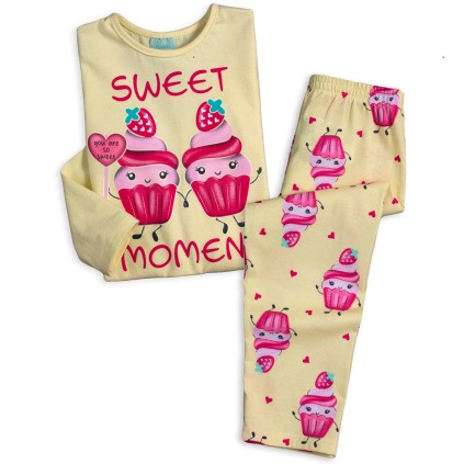 divci pyzamo svitici ve tme zmrzlina zlute