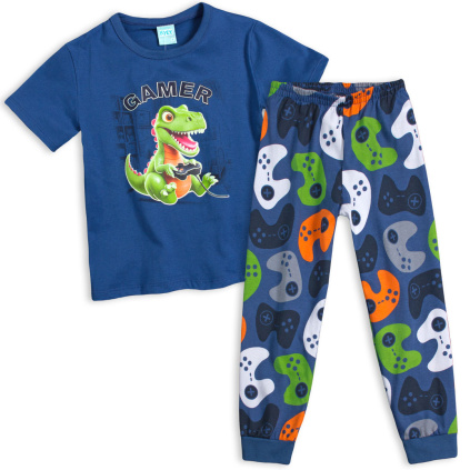 KY CHLAPECKE PYZAMO SVITICI VE TME DINO PLAYER MODRE 10