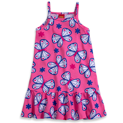 ky divci letni saty motyli ruzove